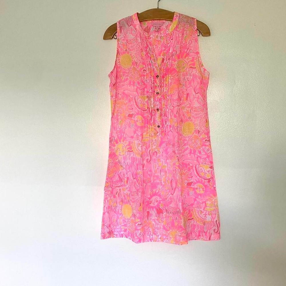 Lilly Pulitzer 100% linen shift dress